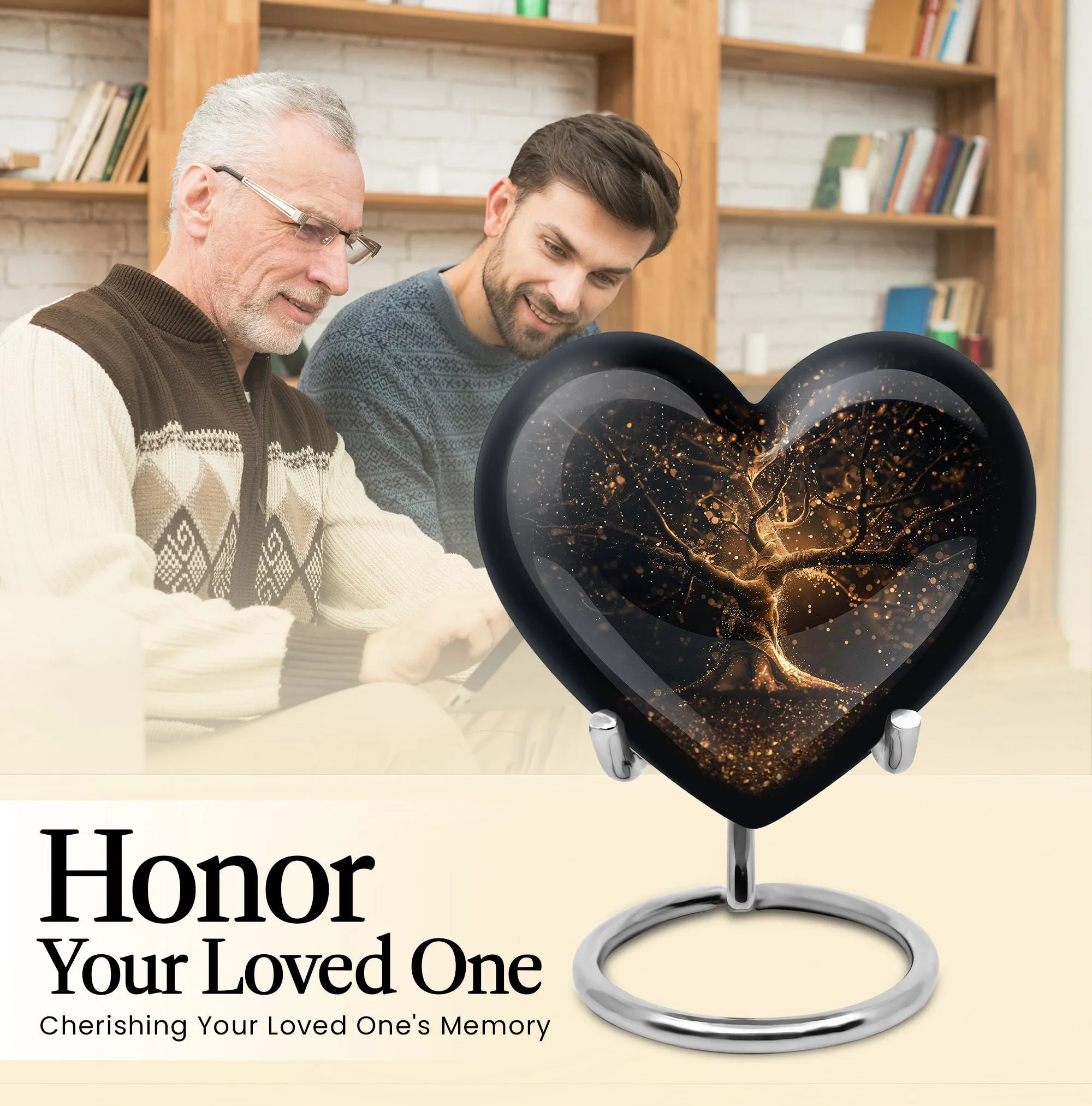 Tree of Life Memorial Urn, Lovingly Sized for Large Human Ashes