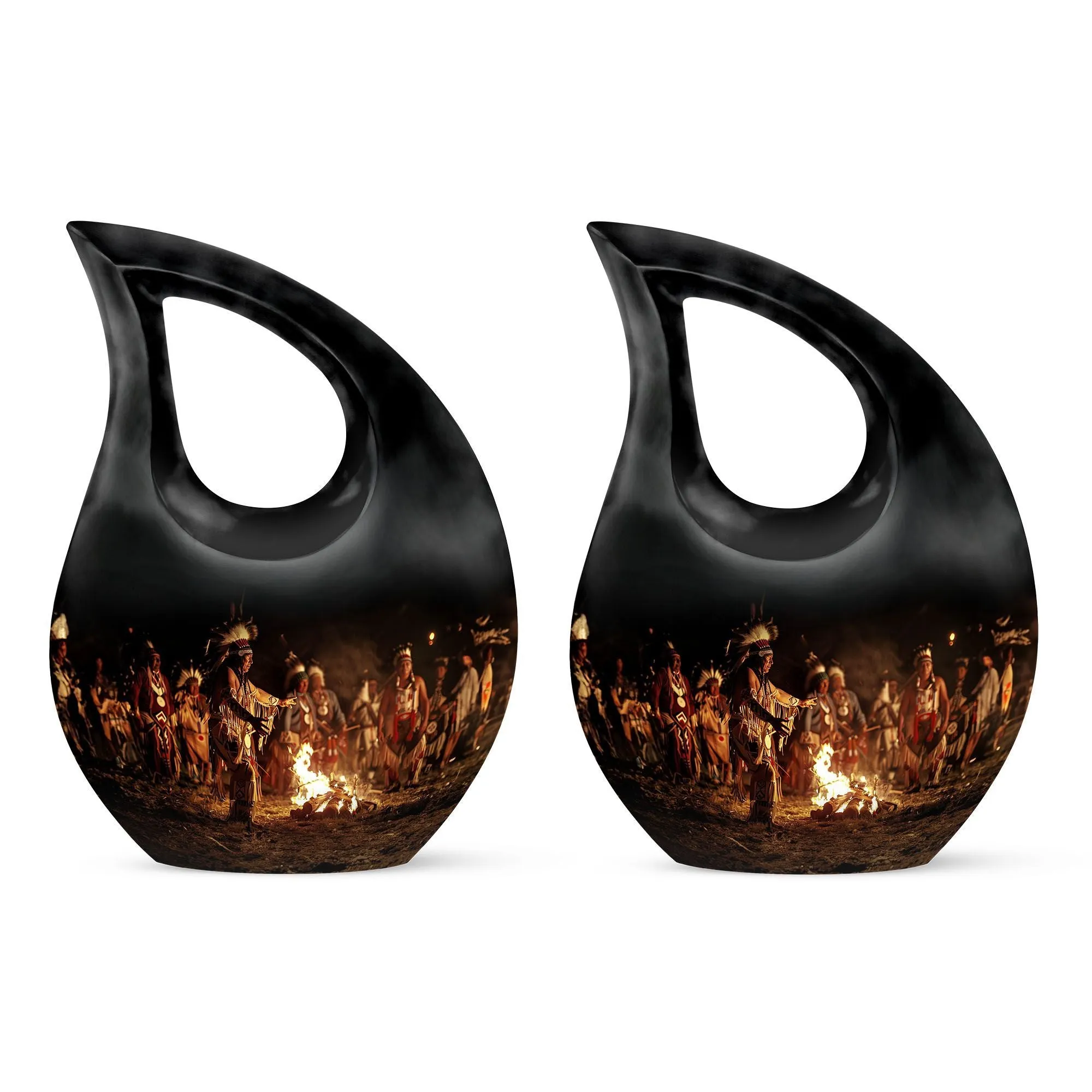 Tribe Man Remembrance: Premium Burial Urn for Adult Human Ashes
