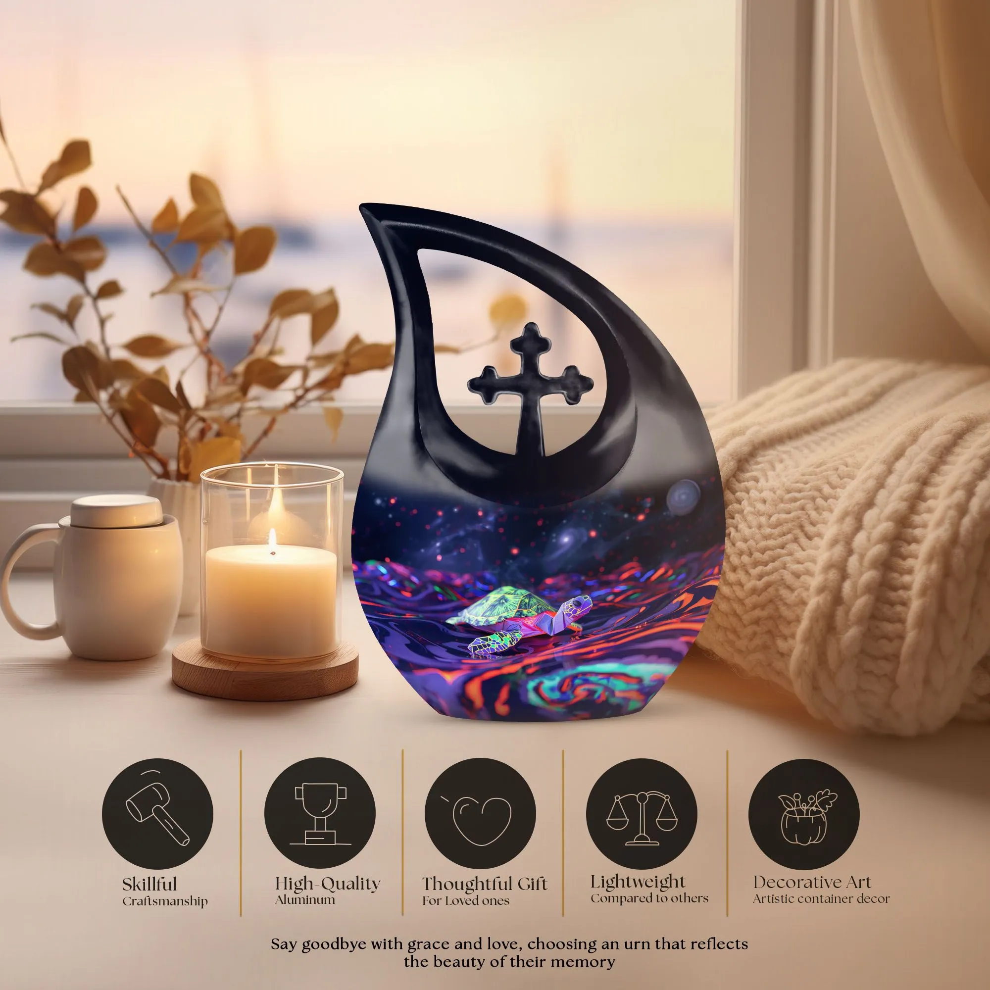 Turtle Urn: Unforgettable Memorial Urn To Cherish Departed Souls
