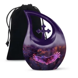 Twilight Magic Flight Urn - Reverent Full-Size Amidst Endless Sky
