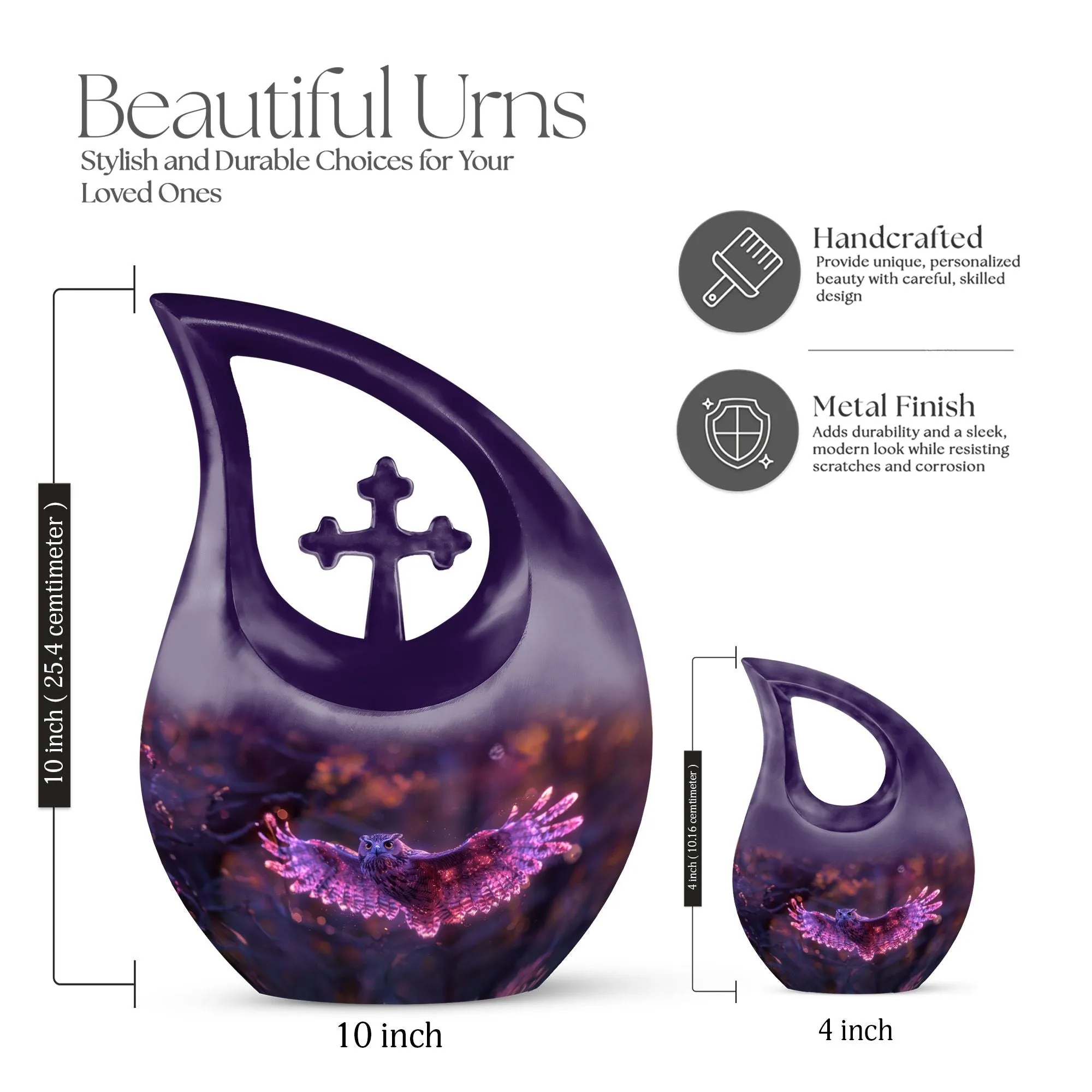 Twilight Magic Flight Urn - Reverent Full-Size Amidst Endless Sky