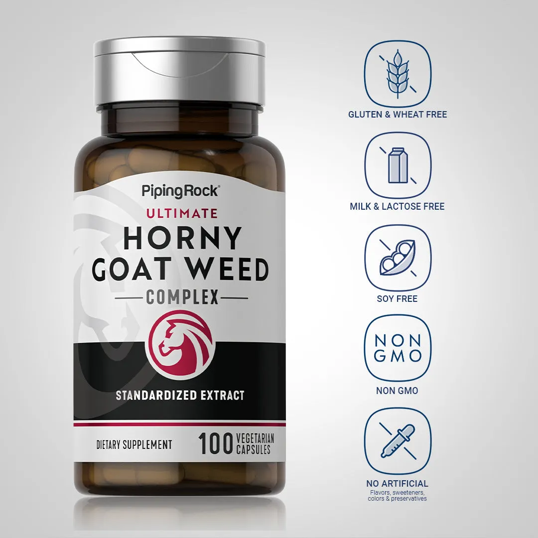 Ultimate Horny Goat Weed Complex, 100 Vegetarian Capsules