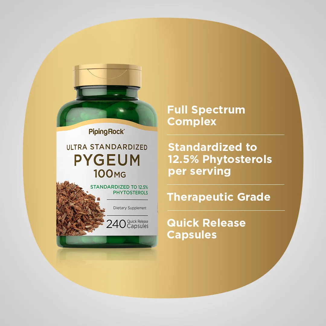 Ultra Standardized Pygeum, 100 mg, 240 Quick Release Capsules