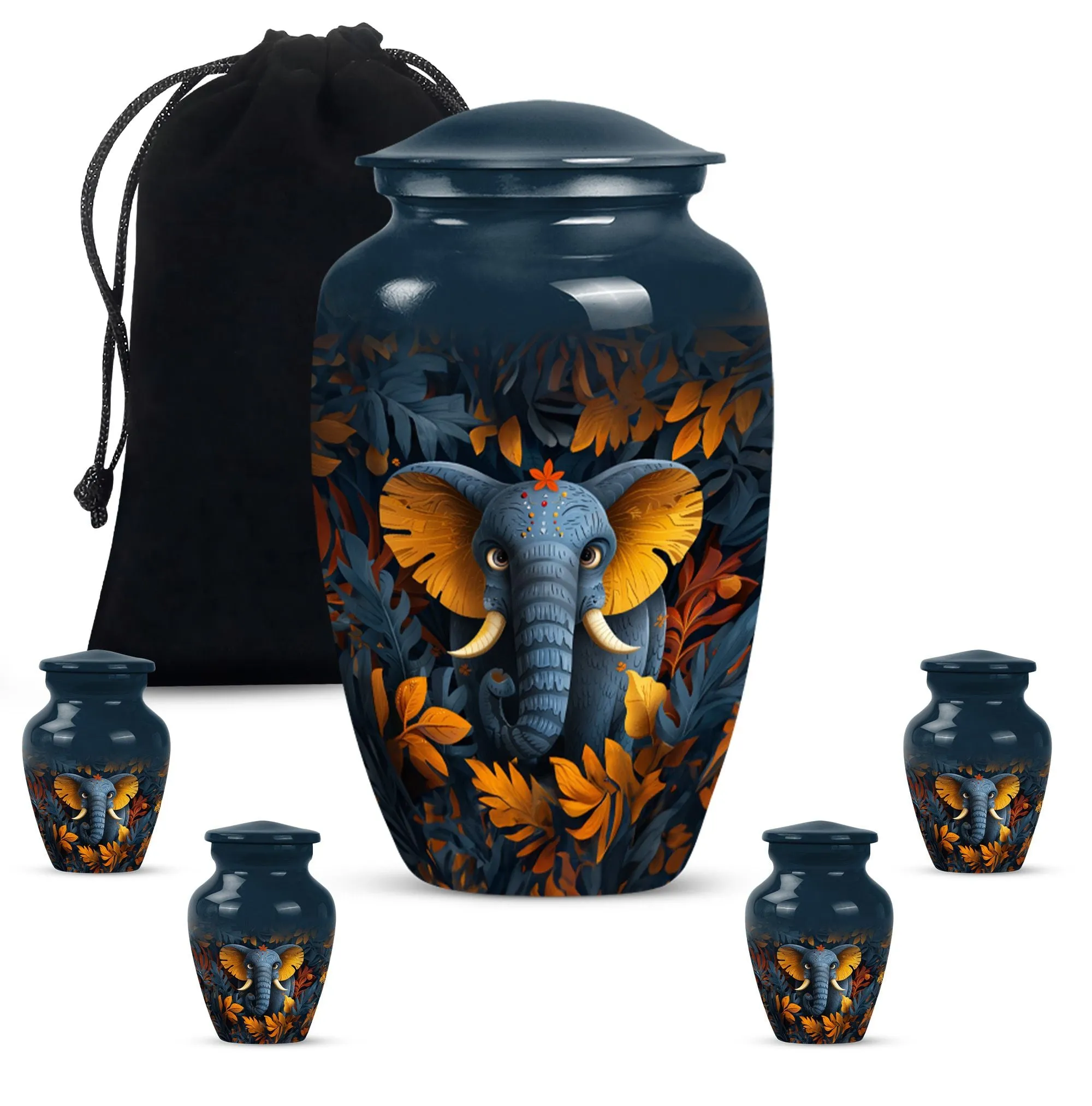 Unforgettable Elephant Memorial Tribute - Dignified Burial Urn
