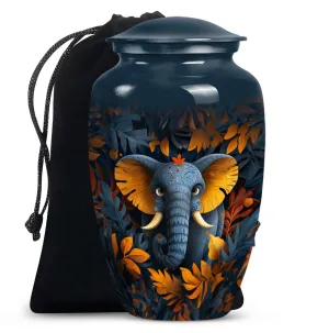 Unforgettable Elephant Memorial Tribute - Dignified Burial Urn