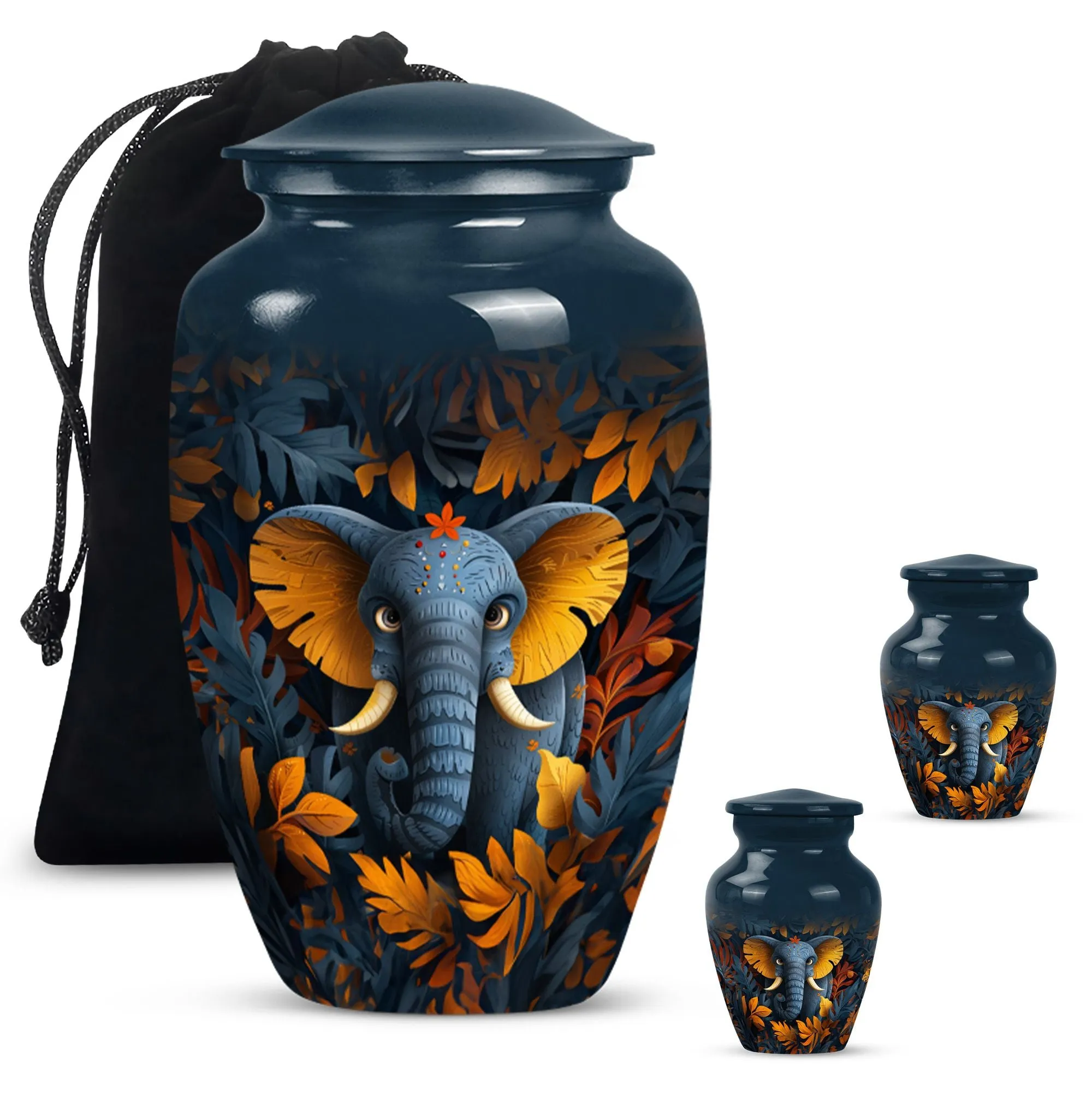 Unforgettable Elephant Memorial Tribute - Dignified Burial Urn