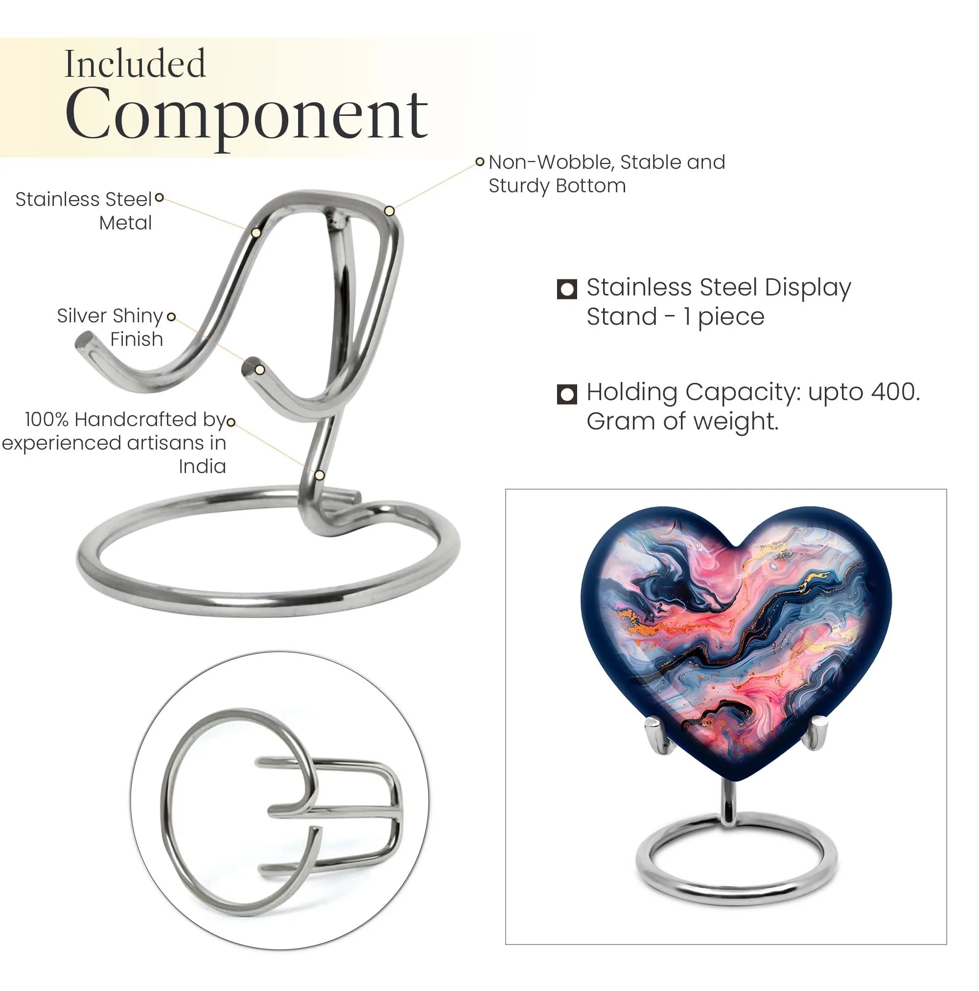 Vibrant Swirl Memorial Human Urn - Tribute for Your Loved One