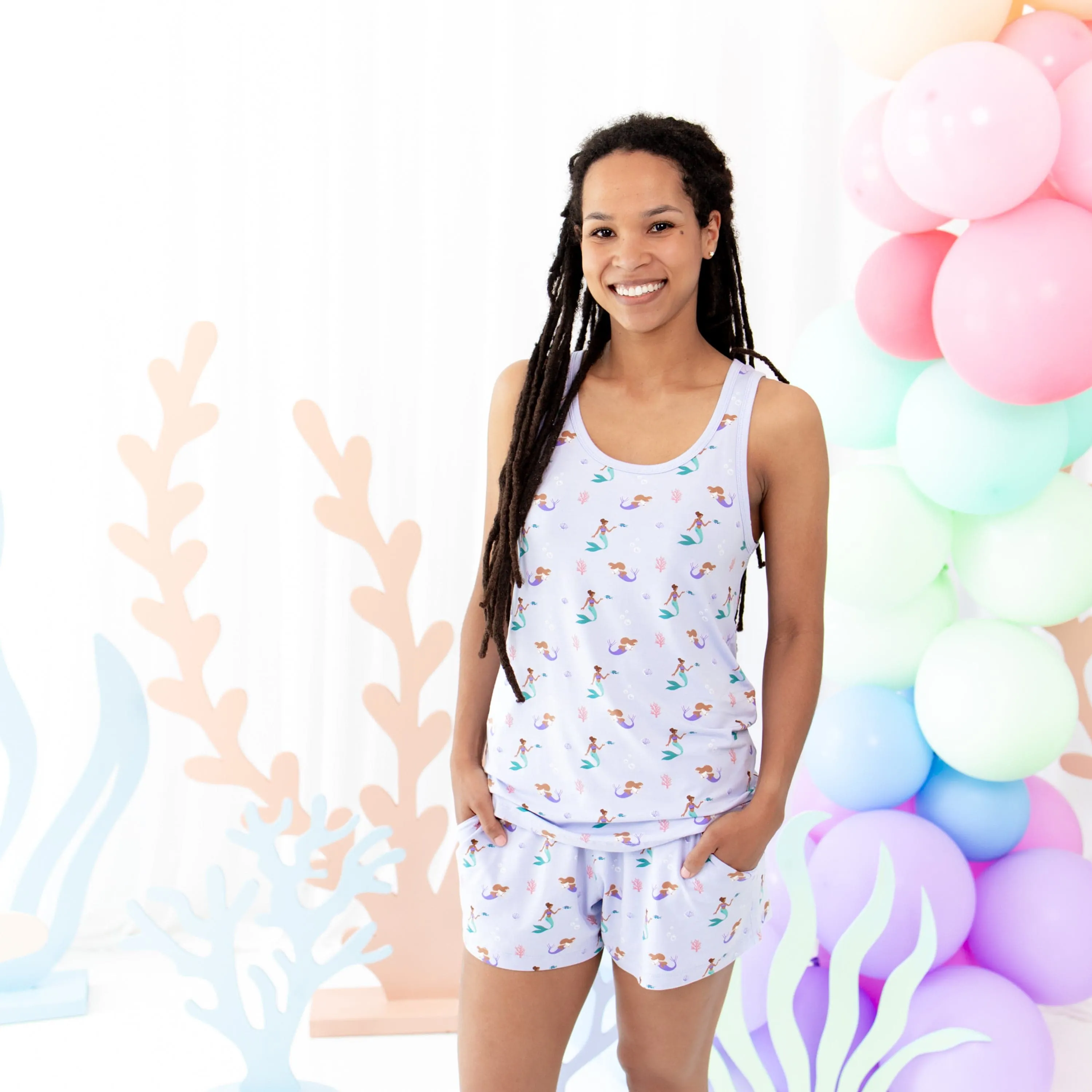 Women’s Tank Set in Mermaid