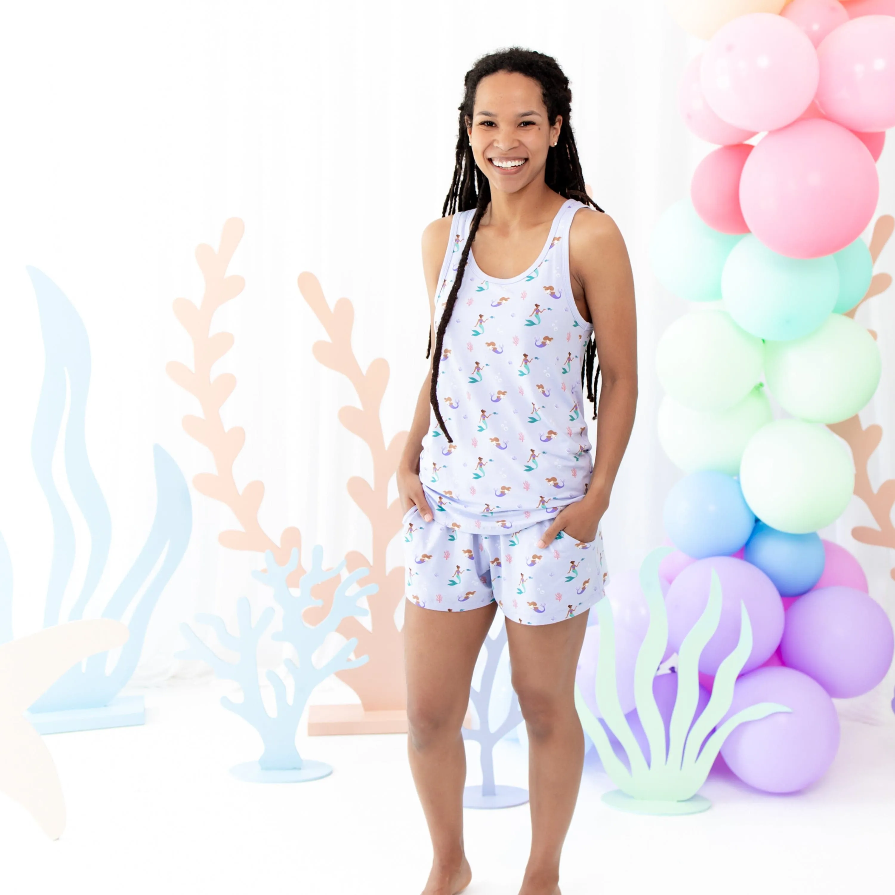 Women’s Tank Set in Mermaid