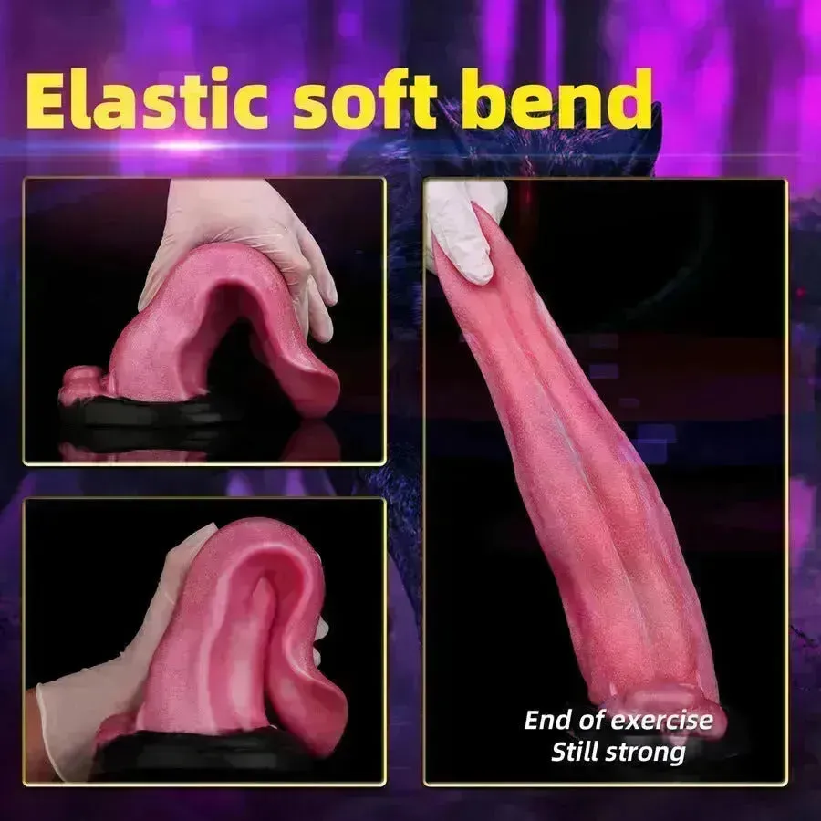 Xinghaoya Silicone Wolf Tongue Dildo