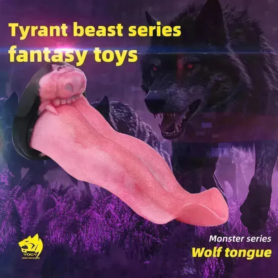 Xinghaoya Silicone Wolf Tongue Dildo