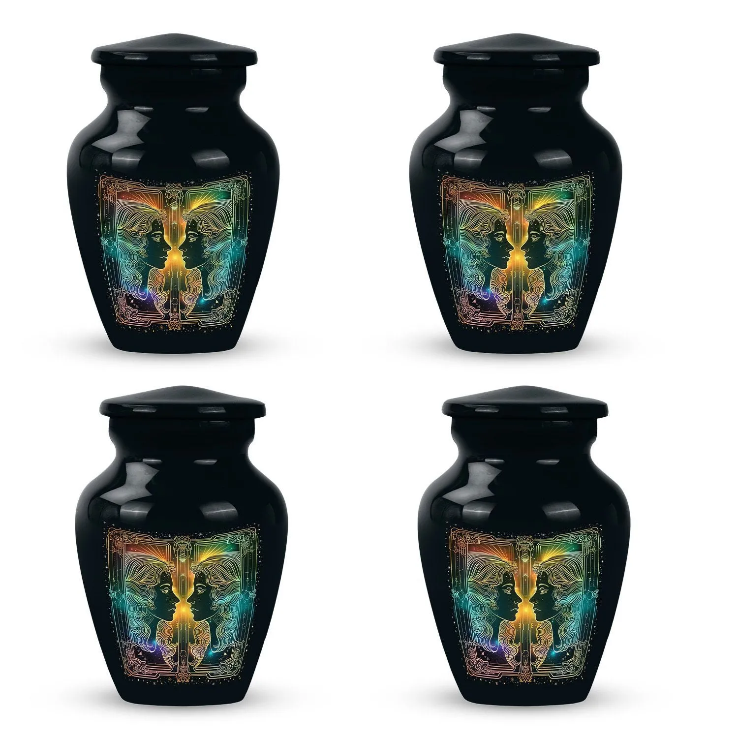 Zodiac Urn - Personalized Funeral Cremation Tribute for Women